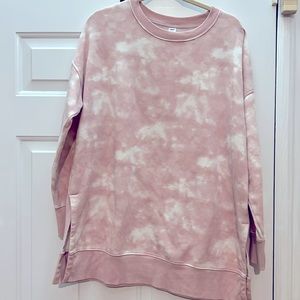 Old Navy oversized tunic sweatshirt, size large